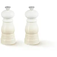 Le Creuset Signature Salt- Och Pepparkvarnsset 11 Cm - Kryddkvarnar Abs-plast Meringue