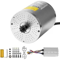 Vevor 3000W elektrisk borstlös likströmsmotorsats - 72V 4900rpm motor med uppgraderad hastighetsregulator för gokart elcykel motorcykel skoter