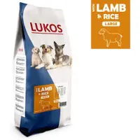 Lukos Adult Large med lamm & ris - premium hundfoder
