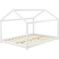 En.casa Juniorsäng Cerro 200x120 cm furu vit matt, lackad []
