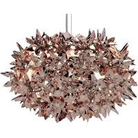 Kartell Taklampa , Bloom S2, Brons / antikmässing, Vardagsrum, Plast, Design