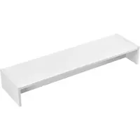 En.casa [] Skärmstativ-100x27x15cm-spånskiva-vit-max. belastning: 10 kg