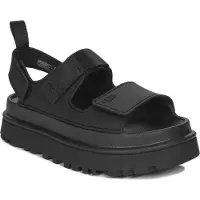 Ugg för kvinnor. 1152685 Golden Glow Sandaler svart (36), Karta, 3 till 5 cm, Kardborreband, Casual