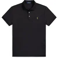 Ralph Lauren för män. 710713130001 Custom Slim Fit polotröja i mjuk bomull svart (XS), Casual, Kort ärm