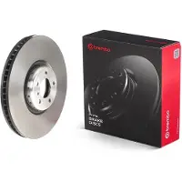 Brembo Bromsskiva 09D90013 fram, ventilerad, höggradigt förkolnad, 1 Stycke