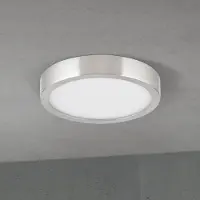 Orion LED taklampa Disc, dimbar, Aluminium / grå / zink, Vardagsrum / matsal, Aluminium / grå / zink, Modern, LED-taklampa
