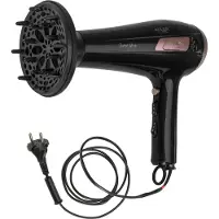 Adler Hårtork AD 2283 Hårtork med infällbar sladd - 2400w + diffusor