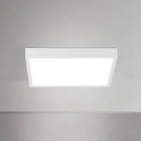 Orion LED taklampa Disc, dimbar, Vitt / opal, Vardagsrum / matsal, Aluminium / grå / zink, Modern, LED-taklampa