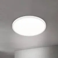 Orion LED taklampa Disc, dimbar, Vitt / opal, Vardagsrum / matsal, Aluminium / grå / zink, Modern, LED-taklampa
