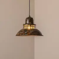 Opviq Hänglampa , dimbar, Brun / rost, Vardagsrum / matsal, Metall, Vintage, Pendellampa