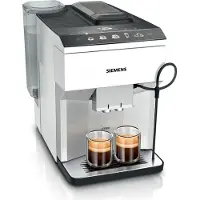 Siemens EQ.500 classic TP515R02 - Automatisk kaffekokare med mjölkskummare - 15 bar - vitt/ljust silver