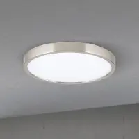Orion LED taklampa Disc, dimbar, Aluminium / grå / zink, Vardagsrum / matsal, Aluminium / grå / zink, Modern, LED-taklampa