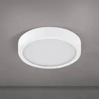 Orion LED taklampa Disc, dimbar, Vitt / opal, Vardagsrum / matsal, Aluminium / grå / zink, Modern, LED-taklampa