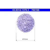 Ate Rengöringsskiva, rengöringssats hjulnav 03.9314-1378.3