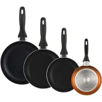 Wellhome 16/20/24/28 Cm Stekpanne Set 4 Bitar