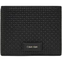 Calvin Klein Embossed Woven Billfold Coin Wallet
