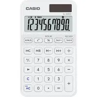 Casio Miniräknare Vit Display (ställen): 10 (L x B x H) 120 x 70 x 8.6 mm