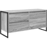 vidaXL TV-skåp med låda Grå Sonoma 100 x 36 x 49.5 cm Konstruerat trä