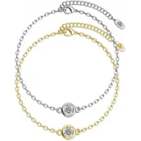 MYC Paris Födelsestenarmband - Rhodium, guld och kristall