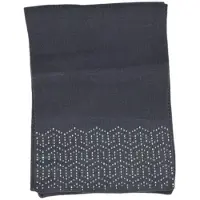 Pieces Stickad halsduk med geometriska detaljer