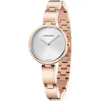 Calvin Klein Waves Series Klocka Kvartsverk Rostfritt Stålarmband 32Mm Silverfärgad Urtavla Damklockor K9U23646 Regular Watch Box,Silver Dial