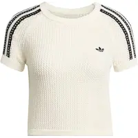Adidas Originals Knitted Crochet Cali T-shirt Med Korta ärmar