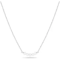 Sif Jakobs Essenza Perla Cinque silverhalsband SJ-N2735-P