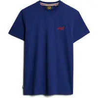 Superdry Essential T-Shirt Blå örkblå Storlek