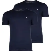 Emporio Armani T-shirts med korta ärmar EM000392 PACK DE 2 man - Marin - EU L