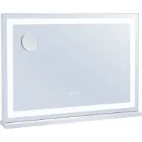 Vevor Lighted Makeup Mirror 3 Color Vanity w/ USB Desktop Väggfäste 31,5x21,7in
