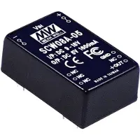 MEAN WELL SCW08B-12 DC/DC-omvandlare 8 W Antal utgångar: 1 x Innehåll 1 st
