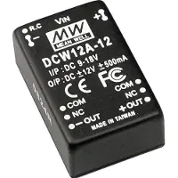 MEAN WELL DCW12C-05 DC/DC-omvandlare 12 W Antal utgångar: 2 x Innehåll 1 st