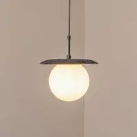 Opviq Glas pendellampa Anemon , dimbar, Svart, Vardagsrum / matsal, Glas, Modern, Pendellampa