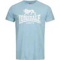 Lonsdale T-shirt 'St. Erney' ljusblå / vit