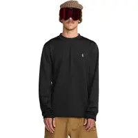 Volcom - Fleece - Gridlock Crew Neck Black för Unisex - Storlek M - Svart