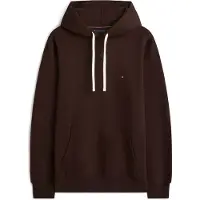 Tommy Hilfiger Sweatshirt 'ESS SEASONAL' kastanjebrun / vit