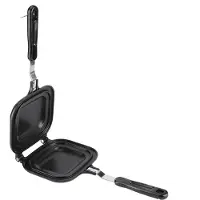 TOMTOP JMS Dubbelsidig multifunktionell stekpanna smörgåsgrill frukostmaskin non-stick bakpanna