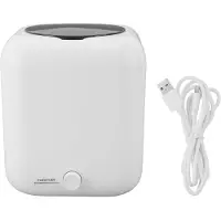 Vestidos Mini Tvättmaskin 5L Bärbar Underkläder Tvättmaskin Digital Display 3 Nivåers Timer vit