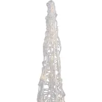 QAZQA Julgran transparent 60 cm inkl. LED IP44 - Coni