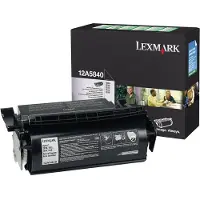 Lexmark 12A5840 svart toner (original)