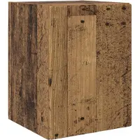 vidaXL TV Vägghylla Gammalt trä 30 x 31 x 40 cm Konstruerat trä
