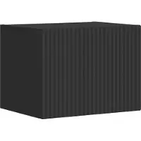 vidaXL TV Vägghylla Svart 39 x 31 x 29,5 cm Konstruerat trä