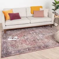FRAAI Vintage matta | Lugan röd hos Volero | 160x230 cm | Syntet | | Rektangulär | Plattvävd