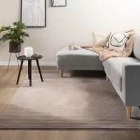 NATURL. Tvättbar matta | Cozy taupe hos Volero | 200x270 cm | Polyester | Enfärgad | Rektangulär | Låg lugg