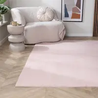 NATURL. Tvättbar matta | Vivid rosa hos Volero | 80x140 cm | Polyester | Enfärgad | Rektangulär | Låg lugg