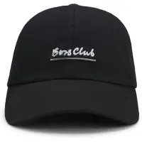 BOSS för män. 50555535 Derrel Slogan Cap svart (OSFA), Casual, Bomull