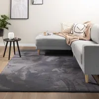 NATURL. Tvättbar matta | Cozy antracit hos Volero | 230x320 cm | Polyester | Enfärgad | Rektangulär | Låg lugg