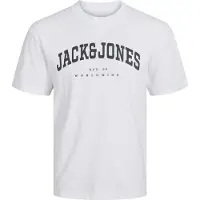 Jack & Jones T-shirt - JjeCaleb - White - - 12 år (152) - T-shirt