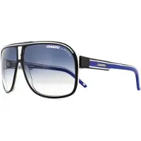 Carrera Aviator Mens Black Dark Blue Gradient Solglasögon