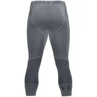 Under Armour Stretch Grey Mens Seamless Mesh Panel Croppped Leggings 1306391 513
